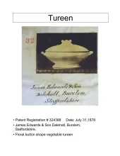 Vegetable Tureen Base and Lid