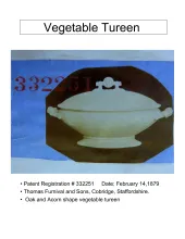 Vegetable Tureen Base and Lid