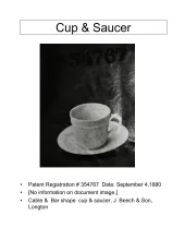 Cup and Saucer - Handled