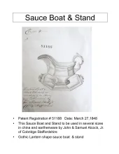 Gravy Boat and Underplate
