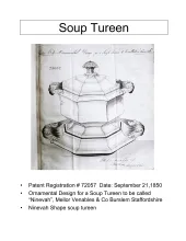 Sauce or Soup Tureen Base, Lid, and Underplate