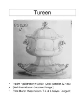 Sauce or Soup Tureen Base, Lid, and Underplate