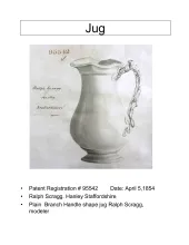 Pitcher - Table - Various Sizes