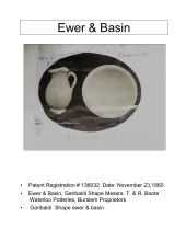 Ewer and Wash Basin