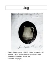 Pitcher - Table - Various Sizes