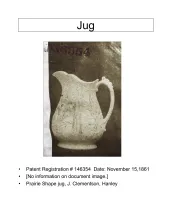 Pitcher - Table - Various Sizes
