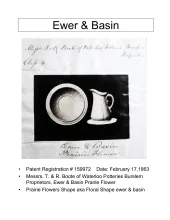Ewer and Wash Basin