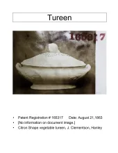 Vegetable Tureen Base and Lid