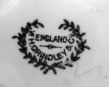 Adelphi | W. H. Grindley & Co. | Gravy Boat | Mark | 006