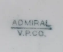Admiral | Vodrey Pottery Co. | Chamber Pot Base | Mark | 002