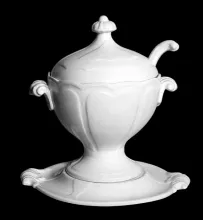 Adriatic | Barrow & Co. | Sauce or Soup Tureen Base, Lid, Underplate, and Ladle | Item | 001