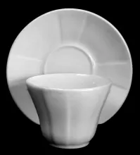 Alternate Panels | James Edwards & Son | Handleless Cup and Saucer | Item | 001
