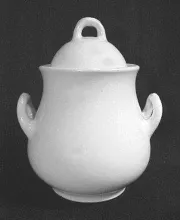 American Shape | Powell & Bishop | Sugar Bowl with Lid | Item | 001