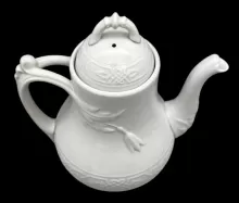 Athenia | J. T. Close & Co. | Teapot or Coffee Pot Base and Lid | Handle | 006
