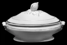 Atlantic Shape (Fig Cousin) | Unspecified | Vegetable Tureen Base and Lid | DecItem | 001