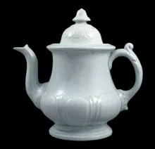 Atlantic Shape | Samuel Alcock & Co. | Teapot or Coffee Pot Base and Lid | Item | 001