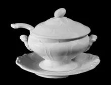 Baltic Shape_G. Wooliscroft_Sauce or Soup Tureen Base, Lid, Underplate, and Ladle_Item_001