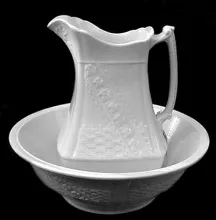 Basketweave with Band and Ribs_Arthur J. Wilkinson (Late Richard Alcock)_Ewer and Wash Basin_Item_002