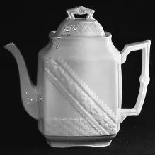 Basketweave with Band_Alfred Meakin_Teapot or Coffee Pot Base and Lid_Item_001