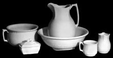 Basketweave | Anthony Shaw & Son | Partial Toilet Set | Collection | 001