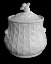 Basketweave | J. W. Pankhurst (& Co.) | Sugar Bowl with Lid | Item | 001