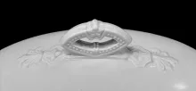 Beaded Handle | Henry Burgess | Sauce or Soup Tureen Base, Lid, and Underplate | Finial | 003