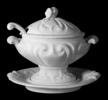 Berlin Swirl | Unspecified | Sauce or Soup Tureen Base, Lid, Underplate, and Ladle | Item | 001