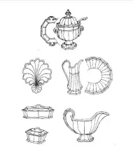 Boote 1851 | T. & R. Boote (& Co.) | Dinner Set Pieces | ItemDrw | 004