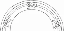 Bow Knot_J. & G. Meakin_Plate_ItemDrw_001