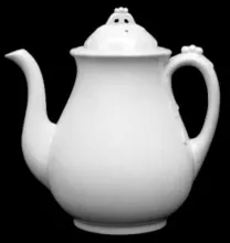 Bow and Tassel | Burgess & Goddard (Importers) | Teapot or Coffee Pot Base and Lid | Item | 001