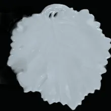 Brunt Open Handle Leaf_William Brunt Pottery Co._Relish Dish_Item_001