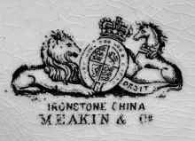 Budded Vine | Meakin Bros. (& Co.) | Relish Dish | Mark | 001
