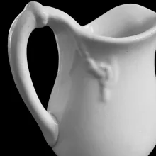 Cable and Bar | Anchor Pottery | Creamer or Cream Pitcher | Handle | 003