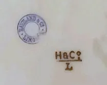 Cable and Bar | Haviland & Co. | Teapot or Coffee Pot Base and Lid | Mark | 003