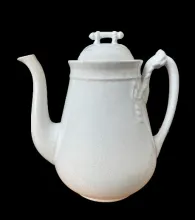 Cable and Bar | John Moses & Co. | Teapot or Coffee Pot Base and Lid | Item | 001