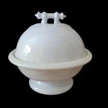 Cable and Bar | Knowles, Taylor, & Knowles Co. | Butter Dish with Lid | Item | 001