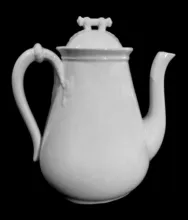 Cable and Bar | St. Johns Stone Chinaware Co. | Teapot or Coffee Pot Base and Lid | Item | 001