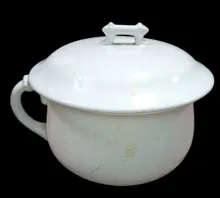 Cable and Bar | Taylor, Smith & Taylor Co. | Chamber Pot Base and Lid | Item | 001