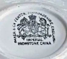 Cable and Bar | W. Baker & Co. | Relish Dish | Mark | 004