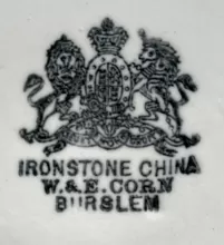 Centennial Shape | W. & E. Corn | Chamber Pot Base | Mark | 004