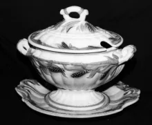 Ceres Shape_Elsmore & Forster_Sauce or Soup Tureen Base, Lid, and Underplate_DecItem_001