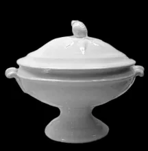 Chinese Shape | John Alcock | Hot Toddy Bowl with Handles and Lid | Item | 001