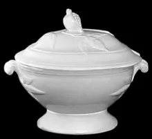 Chinese Shape | John Alcock | Hot Toddy Bowl with Handles and Lid | Item | 002