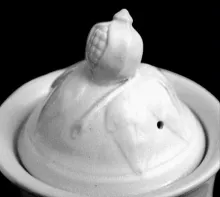 Chinese Shape | John Alcock | Teapot or Coffee Pot Lid | Finial | 001