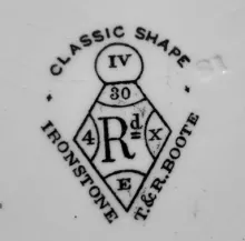 Classic Shape | T. & R. Boote (& Co.) | Ewer | Mark | 002