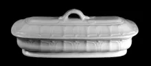 Columbia Shape | John Meir & Son | Brush Tray Base and Lid | Item | 006