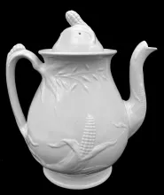 Corn and Oats_J. Wedgwood_Teapot or Coffee Pot Base and Lid_Item_001