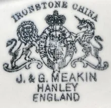 Crown (Chain of Tulips) | J. & G. Meakin | Relish Dish | Mark | 002