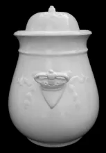 Crown (Chain of Tulips) | J. & G. Meakin | Waste or Slop Jar with Lid | Embossing | 002