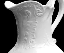 Cuban_West End Pottery Co._Table Pitcher_Embossing_002